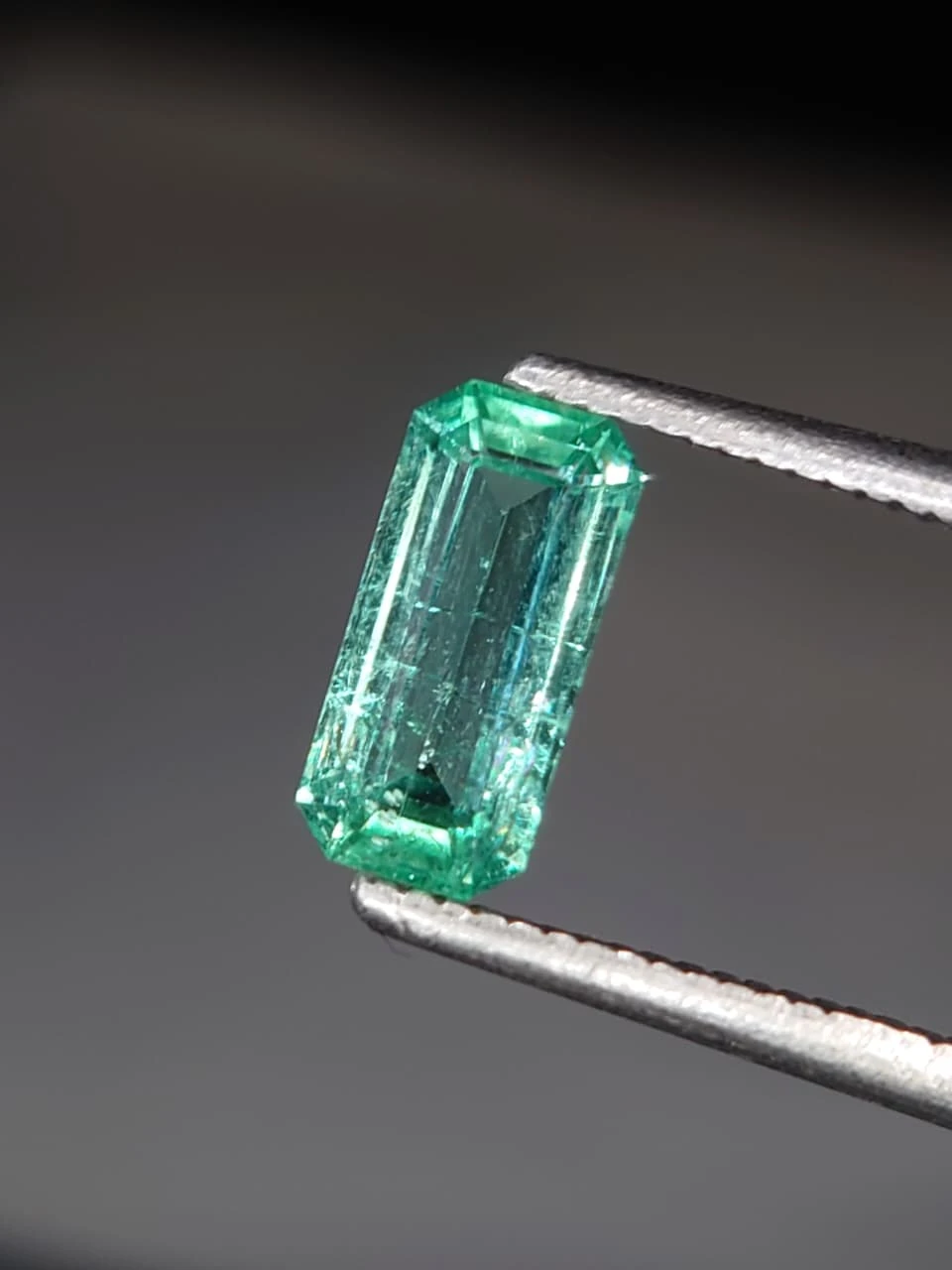 0.8ct Emerald Faceted Panjsher Emerald Loose Gemstone from Afghanistan — view 5